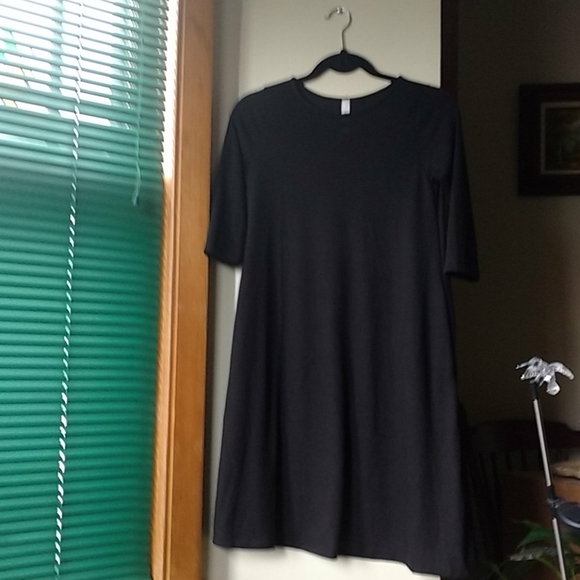 Hacci Dress With Fleece Lined Leggings - Picture 2 of 5